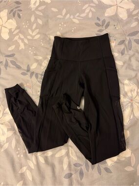 Lululemon Black Mesh Leggings